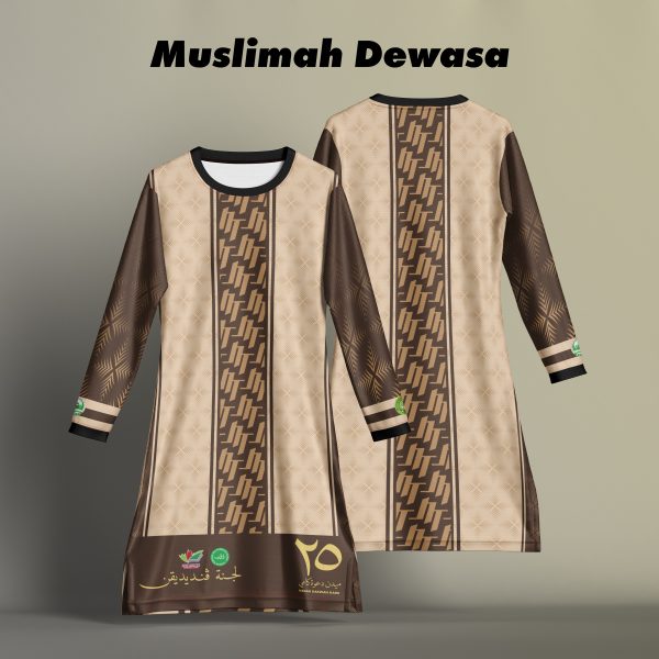 Baju Lajnah Pendidikan 2025  Muslimah Dewasa